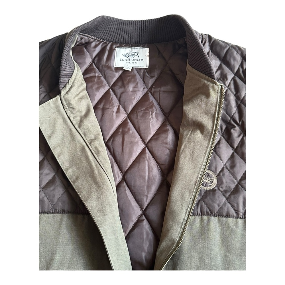 Men Jacket Ecko Unltd Puffer Warm Snow Multicolor Size XL - Picture 6 of 13